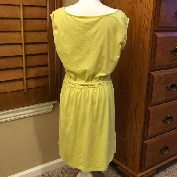 Ann Taylor Loft sleeveless dress with tie size L - Picture 4 of 7